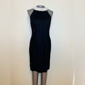 Alex originals size 8 black velvet pearl color dress